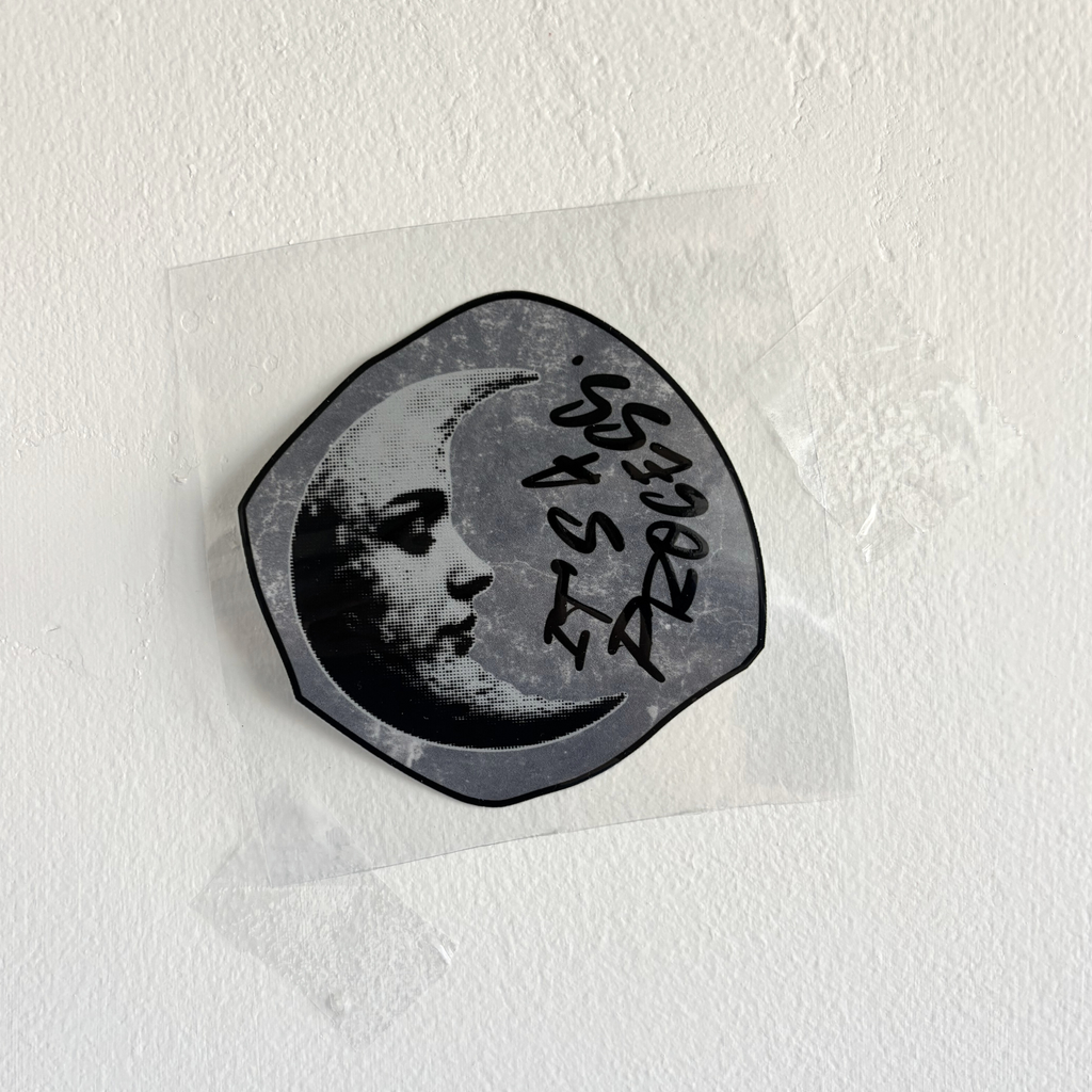 Moon Perma-Sticker