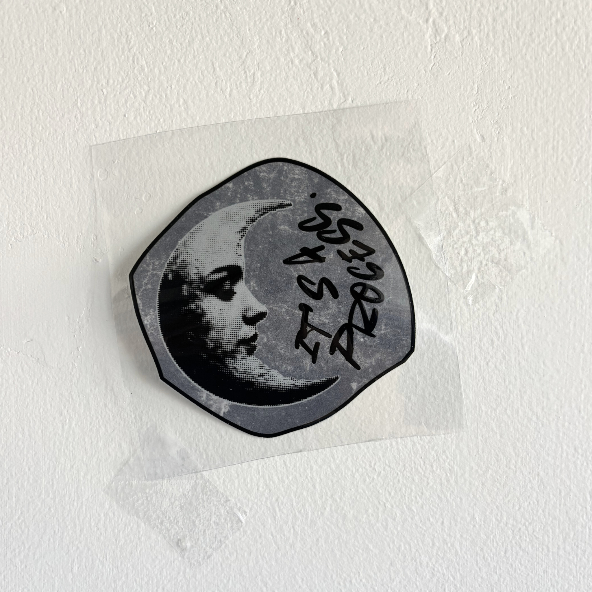 Moon Perma-Sticker